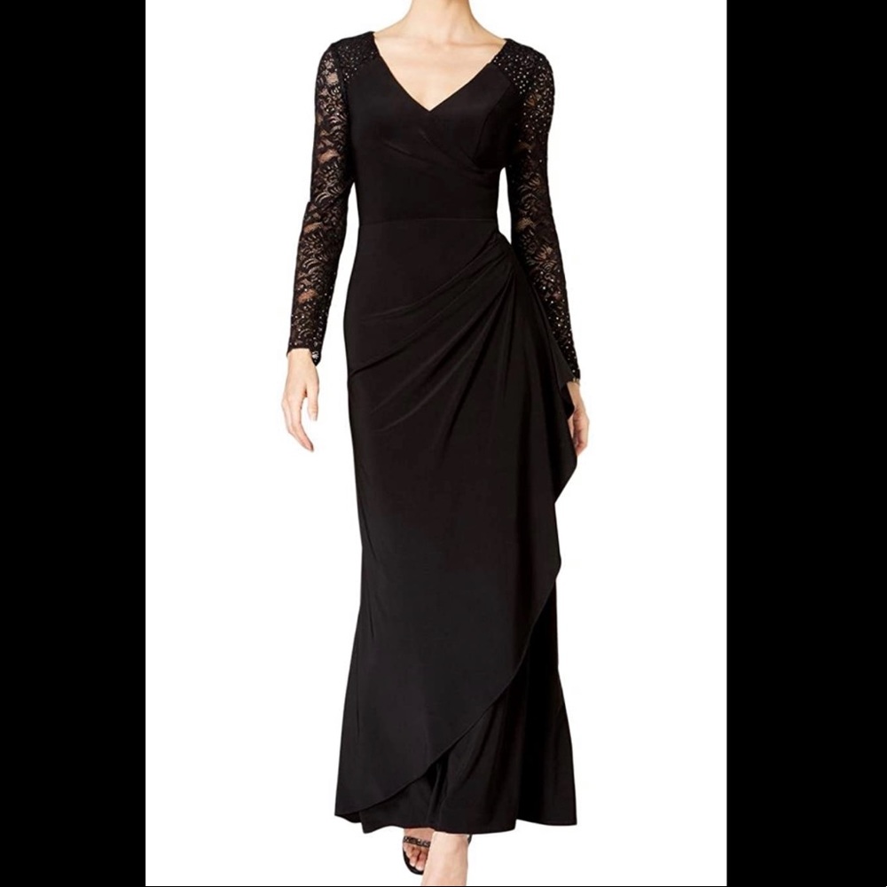 New- Alex Evenings gown with tags, never worn, no tears.